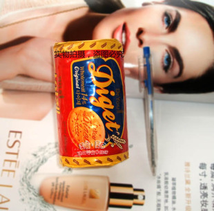  想吃就吃!韩国好丽友Diget低脂低糖纤维全麦消化饼干 原味 加大装