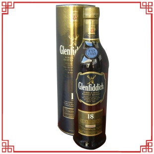  洋酒 原装 格兰菲迪 18年单一纯麦 威士忌 GLENFIDDIC 特价 正品