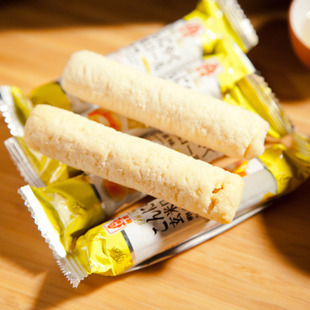  原装进口零食台湾休闲膨化食品-北田蒟蒻糙米卷（蛋黄口味）美味