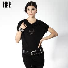 HKK 夏款新款热卖 休闲长衫精品短袖女装 111175
