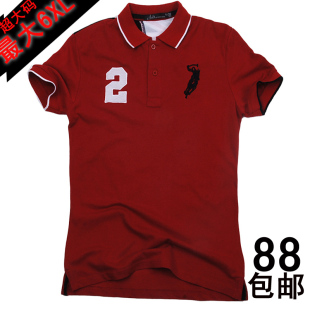  大码男装肥佬翻领 加肥胖人男POLO衫S20155