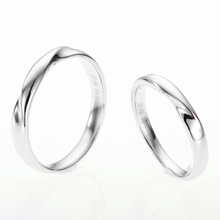  孚乐泰 Pt950铂金情侣对戒 专柜正品 情侣结婚戒指 素金光圈计价