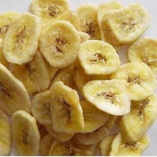  金皇冠零食果干 香脆可口* 特制风干香蕉干 香蕉片 250克