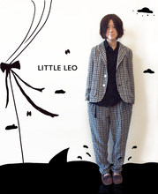 littleleo独立设计师品牌真丝粗花呢华丽宽松西装