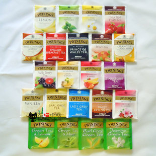  [3件包邮]英国川宁twinings进口袋泡茶水果红茶 全口味22种体验装