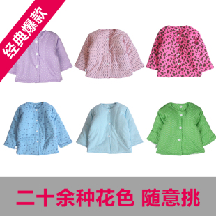  纯棉夹棉儿童外套宝宝棉衣女童棉袄婴儿冬装男童棉服内胆m061