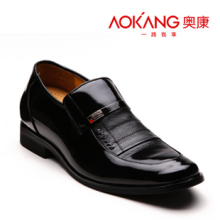 Aokang/奥康 男鞋正装皮鞋男士内增高皮鞋 特小码男鞋3637码清仓