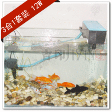 鱼缸过滤器水泵水族箱金鱼乌龟增氧机增氧泵内置上置底超静音12W