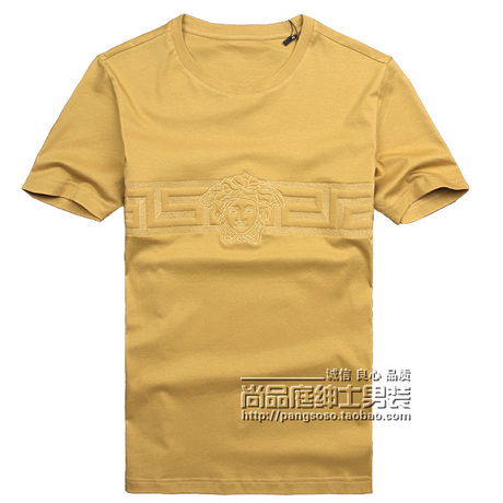 尚品庭热卖 V奢侈品经典立体人头 纯棉圆领男