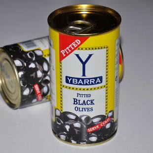  匹萨、意面好搭档！亿芭利(YBARRA) 无核黑橄榄 350g (0.4)