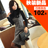 2011年冬装新款 收腰 修身 <em>毛呢背心裙</em>/连衣裙