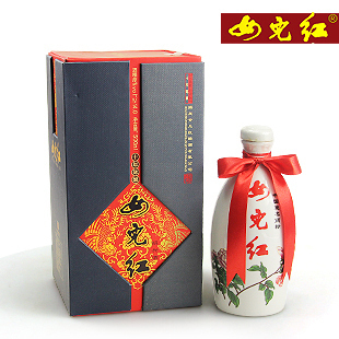  女儿红 绍兴黄酒 十年陈 牡丹单瓶礼盒装 500ML 半干型