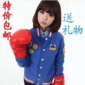  包邮送礼物 韩国PANCOAT 情侣款棒球衫夹克衫 秋冬外套系扣棒球服