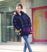 双皇冠女装2012春装特价外贸原单日单兔毛领中长款棉衣外套兼<span class=H>批发</span>