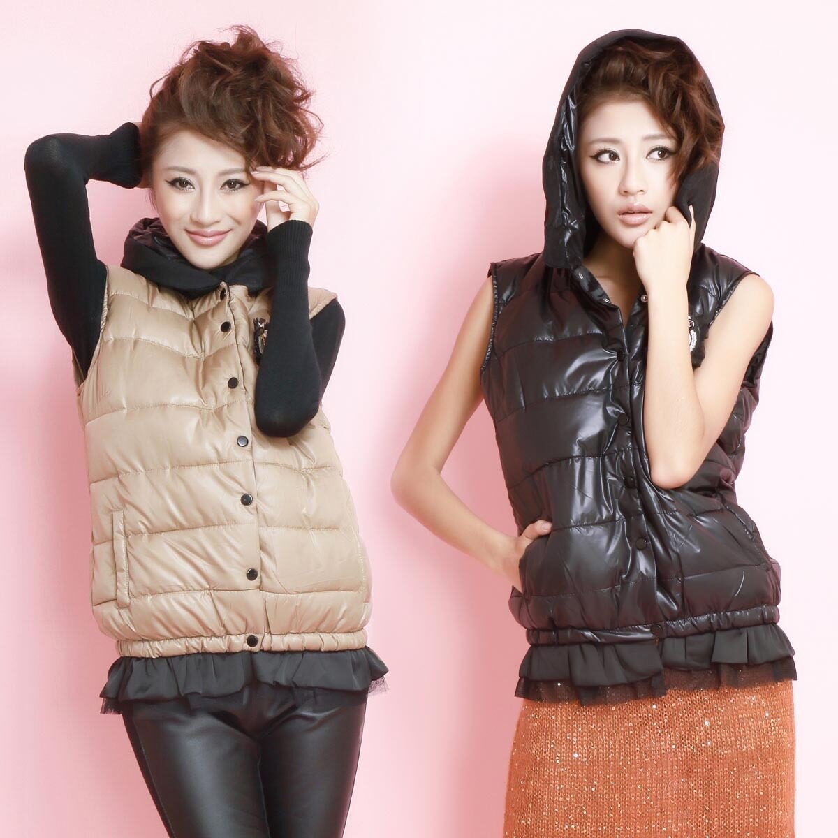 SHEWILL2012冬季新款韩版背心加