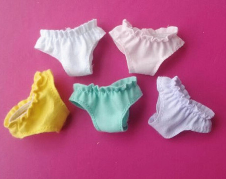 Takara blythe小布娃娃/<em>大头妹</em> B女 娃娃内裤 小