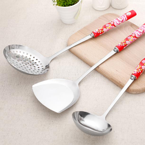 ABS/爱彼此花开富贵厨房用品-厨具三件组 锅铲瓢漏勺创意婚庆用品 ABS/爱彼此花开富贵厨房用品-厨具三件组 锅铲瓢漏勺创意婚庆用品