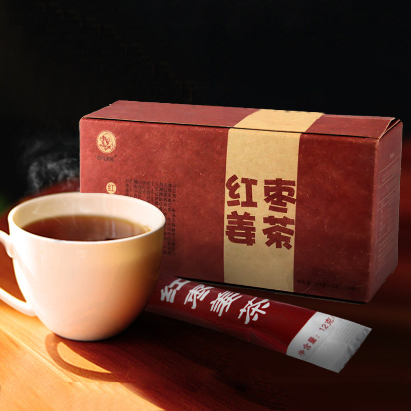 【买3送杯】四月茶侬 红枣姜茶 速溶姜茶 红枣糖老生姜茶 180g/盒