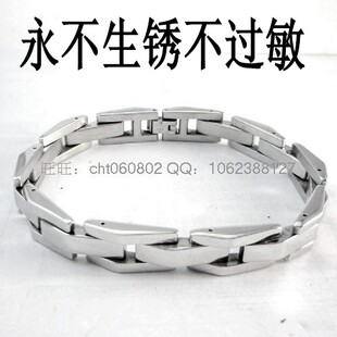 罗志祥同款钛钢手链 男士手链 男饰品  时尚手链 韩版手链