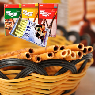  包邮 韩国进口乐天4口味/海太冰激凌/巧克力棒光棍饼干 零食品