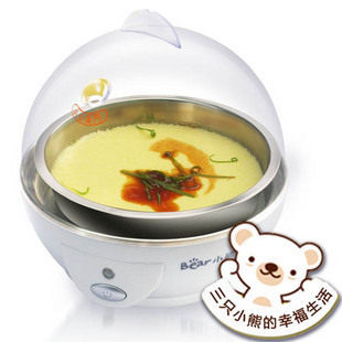 小熊授权店〓小熊煮蛋器ZDQ-206不锈钢碗可蒸蛋羹 6个蛋容 包快递