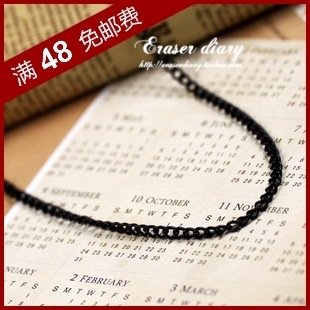  DIY饰品材料配件 手工串珠 3.7mm 复古黑色 链条