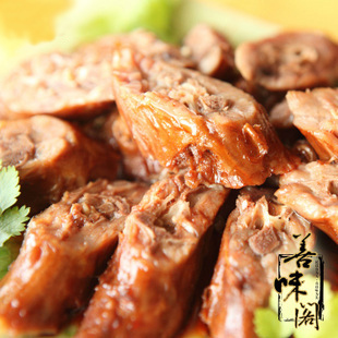  【热卖明星】善味阁卤鸭脖子/鸭颈  整根微辣 风味小吃 80g