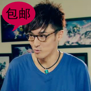  包邮韩版时尚 藏银项链男士首饰品 爱情公寓关谷项链神奇同款吊坠