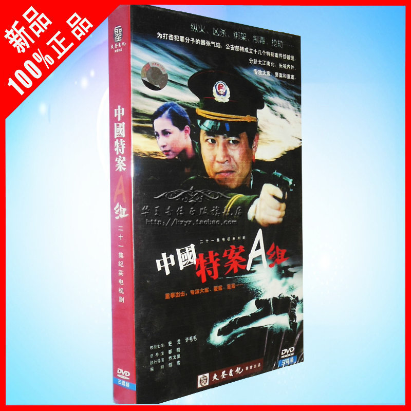 电视剧 中国特案A组 DVD 经济版 3DVD 史戈 