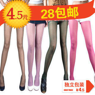 3209包芯丝袜女超薄丝袜批发 显瘦加档连裤袜高筒袜子60G带包装