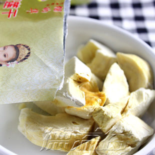  泰国进口 100%纯榴莲 榴的华金枕头榴莲干100g 进口榴莲干