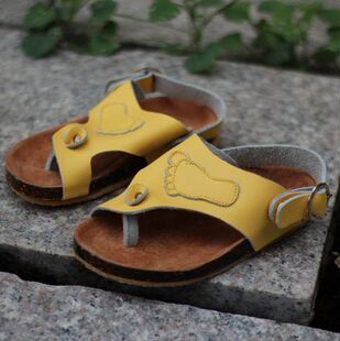  夏装新款韩版童装男孩儿童男童凉拖鞋凉鞋两穿舒适夹趾X1055