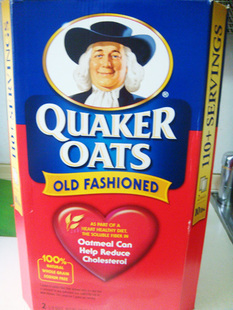  美國進口 桂格老人牌Quaker 燕麥片 天然快熟無糖4.52KG香港正品