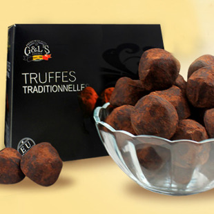  包邮比利时进口Truffles德菲丝松露巧克力黑传统100g【进口食品】