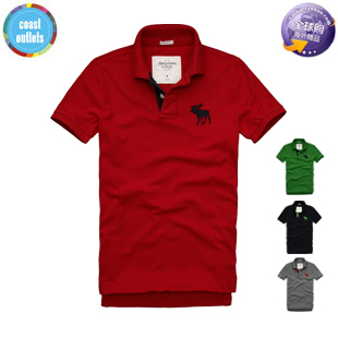  美国代购AF正品abercrombie fitch男短袖Polo衫 修身polo 衫现货