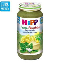 德国喜宝Hipp有机蔬菜+香草奶酪+意大利面 250g 12个月 6710