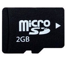 TF卡2G microSD 2G tf2g 手机内存卡 足量 送卡盒金士顿卡套