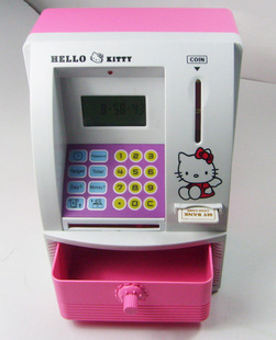 Hello Kitty真人语音版迷你ATM提款机 ￥30