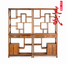 红木家具/鸡翅木博古架/古董架多宝格/中式书架/明清古典展示柜