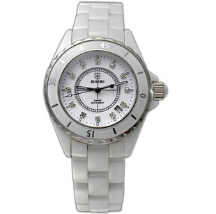  星时手表 陶瓷手表 女表 陶瓷表时装表水钻表复古 手表女 情侣表