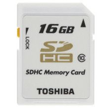 东芝 Class10 16G SD 16GB SDHC 白卡 日本产地 特价包邮