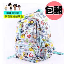 65包邮 学生休闲加厚原宿娃娃卡通可爱书包原宿包双肩包背包女包