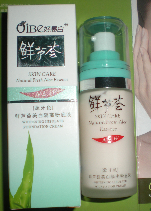 Good easy white Fresh aloe Isolation Liquid Foundation Ivory 40ml Concealer nude makeupin the Makeup/Perfume/Beauty tools , Liquid Foundation/Cream category - from Buy2taobao.com to provide professional Taobao agent buy service