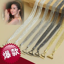 特价 金属钻石肩饰 水钻肩链 内衣文胸带 刘亦菲同款流苏肩...