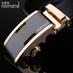  Nomand/诺曼蒂 最新款黄金甲 自动扣牛皮男士皮带 男士 真皮腰带