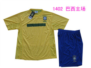2011-2012赛季巴西国家队主场足球服 黄色 有