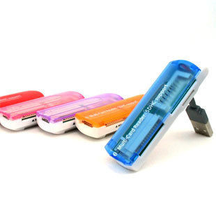 【天天半价】多功能 读卡器  MicroSD TF卡 M2卡 SD卡 多合一包邮