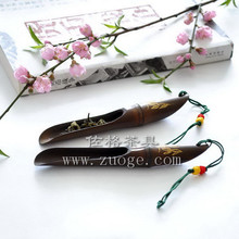 [新品new] 佐格茶具 专业茶配件 茶则 金粉竹炭化茶勺