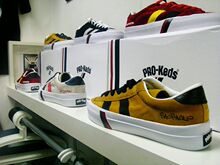 高品质 美国大牌 Pro-Keds 李璨森力撑 拼色条纹低帮帆布鞋 多色