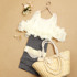 2012 夏装新款女装夏季时尚新品 韩版气质修身雪纺连衣裙子231200C